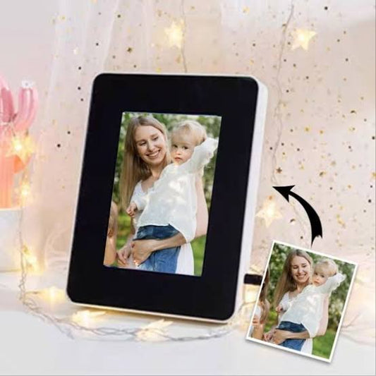 Magic Glass Mirror Photo Frame with LED Light